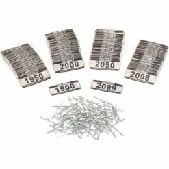 Global Industrial Locker Number Plate Kit, Numbered 1900-2099, 200/Pack