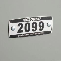 Global Industrial™ Locker Number Plate Kit, Numbered 1900-2099, 200/Pack -Deals Lockers Store 493411H 02