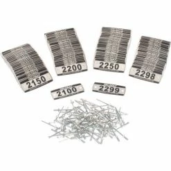 Global Industrial Locker Number Plate Kit, Numbered 2100-2299, 200/Pack