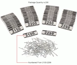 Global Industrial Locker Number Plate Kit, Numbered 2100-2299, 200/Pack 12 Global Industrial Locker Number Plate Kit, Numbered 2100-2299, 200/Pack -Deals Lockers Store 493411IIN 2wco