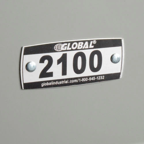 Global Industrial Locker Number Plate Kit, Numbered 2100-2299, 200/Pack 4 Global Industrial Locker Number Plate Kit, Numbered 2100-2299, 200/Pack - Image 2