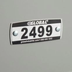 Global Industrial™ Locker Number Plate Kit, Numbered 2300-2499, 200/Pack -Deals Lockers Store 493411J 02