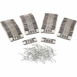 Global Industrial™ Locker Number Plate Kit, Numbered 2700-2899, 200/Pack