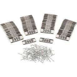 Global Industrial™ Locker Number Plate Kit, Numbered 2900-3099, 200/Pack