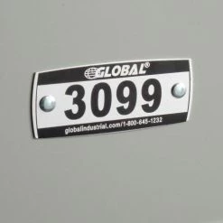 Global Industrial™ Locker Number Plate Kit, Numbered 2900-3099, 200/Pack -Deals Lockers Store 493411M 02