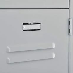 Global Industrial™ Infinity® 3-Tier 3 Door Locker, 12"Wx15"Dx24"H, Gray, Assembled -Deals Lockers Store 493413GY 07