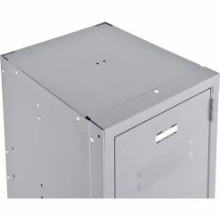 Global Industrial™ Infinity® 3-Tier 3 Door Locker, 12"Wx15"Dx24"H, Gray, Assembled -Deals Lockers Store 493413GY 13