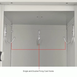Global Industrial™ Infinity® 3-Tier 9 Door Locker, 12"Wx15"Dx24"H, Tan, Unassembled -Deals Lockers Store 493414TNIN 5wco