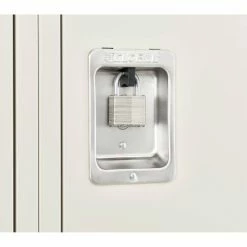 Global Industrial™ Infinity® 3-Tier 9 Door Locker, 12"Wx15"Dx24"H, Tan, Unassembled -Deals Lockers Store 493414TN 07