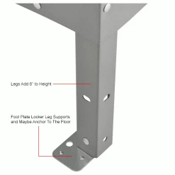 Global Industrial™ 4-Tier 4 Door Box Locker, 12"W x 18"D x 18"H, Gray, Unassembled -Deals Lockers Store 493459GYIN 4wco