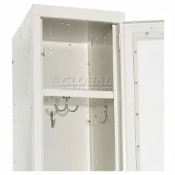 Hallowell® 1-Tier 1 Door Safety-View Locker, 12"W x 15"D x 72"H, Tan, Unassembled -Deals Lockers Store 562644 32