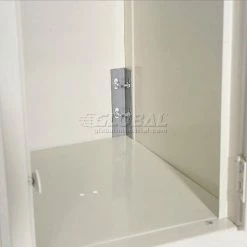 Hallowell® 1-Tier 1 Door Safety-View Locker, 12"W x 15"D x 72"H, Tan, Unassembled -Deals Lockers Store 562644 40