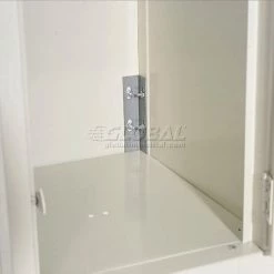 Hallowell® 6-Tier 6 Door Safety-View Locker, 12"W x 15"D x 12"H, Tan, Assembled -Deals Lockers Store 562670 30 1