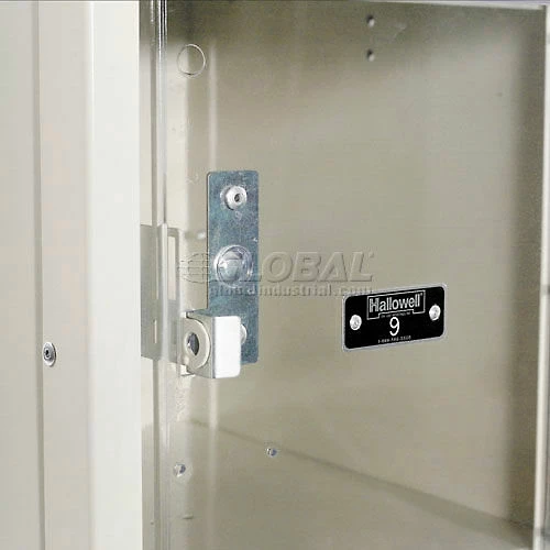 Hallowell® 6-Tier 6 Door Safety-View Locker, 12"W x 12"D x 12"H, Tan, Assembled 9 Hallowell® 6-Tier 6 Door Safety-View Locker, 12"W x 12"D x 12"H, Tan, Assembled - Image 7