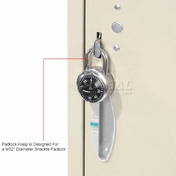 Global Industrial™ Capital® 1-Tier 3 Door Locker, 12"Wx18"Dx72"H, Tan, Unassembled -Deals Lockers Store 652041TN 5wco