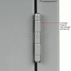 Global Industrial™ Capital® 1-Tier 1 Door Locker, 12"Wx15"Dx72"H, Gray, Assembled -Deals Lockers Store 652047GY 3wco 2