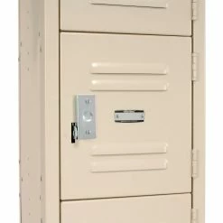 Global Industrial™ 6-Tier 6 Door Box Locker, 12"W x 15"D x 12"H, Tan, Unassembled -Deals Lockers Store 652054 2012TN 08 1