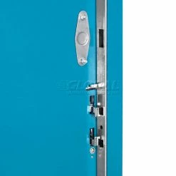 Global Industrial™ Paramount® 1-Tier 3 Door Locker, 15"Wx18"Dx72"H, Blue, Assembled -Deals Lockers Store 652060BL 15 2