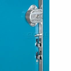 Global Industrial™ Paramount® 1-Tier 1 Door Locker, 15"Wx18"Dx72"H, Blue, Assembled -Deals Lockers Store 652060BL 16 10