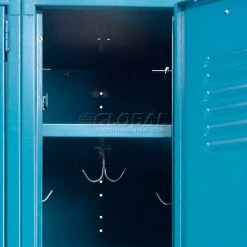 Global Industrial™ Paramount® 1-Tier 3 Door Locker, 15"Wx18"Dx72"H, Blue, Assembled -Deals Lockers Store 652060BL 20 1
