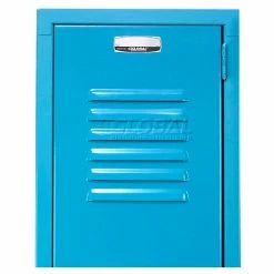 Global Industrial™ Paramount® 1-Tier 1 Door Locker, 15"Wx18"Dx72"H, Blue, Unassembled -Deals Lockers Store 652060BL 24 9