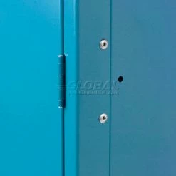 Global Industrial™ Paramount® 1-Tier 3 Door Locker, 12"Wx12"Dx72"H, Blue, Unassembled -Deals Lockers Store 652060BL 29 7