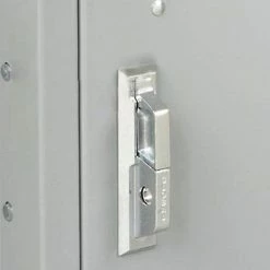 Global Industrial™ Paramount® 2-Tier 2 Door Locker, 12"Wx18"Dx36"H, Gray, Assembled -Deals Lockers Store 652074GY 02