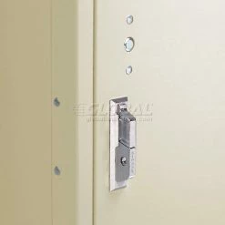 Global Industrial™ Paramount® 2-Tier 6 Door Locker, 12"Wx12"Dx36"H, Tan, Unassembled -Deals Lockers Store 652074TN 02