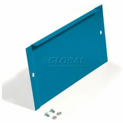 Global Industrial™ End Base For 15"D X 6"H Blue Locker Pair (Left And Right) -Deals Lockers Store 652080BL 06 1
