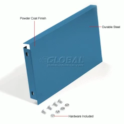 Global Industrial™ Front Base For 12"W X 6"H Blue Locker -Deals Lockers Store 652080BL 1wco