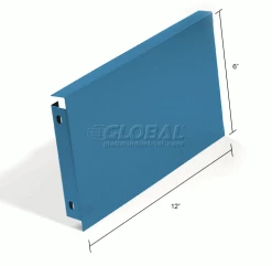 Global Industrial™ Front Base For 12"W X 6"H Blue Locker -Deals Lockers Store 652080BL dim