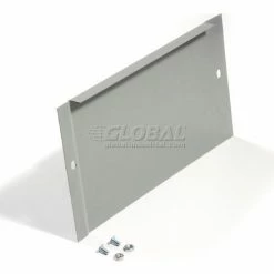 Global Industrial™ End Base For 15"Dx6"H Gray Locker, Pair (Left & Right) -Deals Lockers Store 652080GY 06 2
