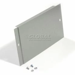Global Industrial™ End Base For 12"D X 6"H Gray Locker Pair (Left And Right) -Deals Lockers Store 652080GY 08
