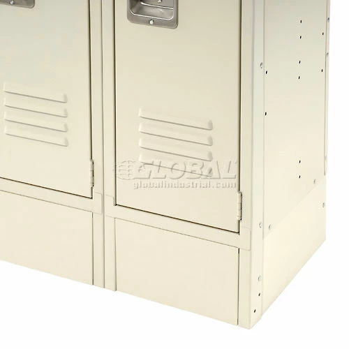 Global Industrial Front Base For 15"W X 6"H Tan Locker 6 Global Industrial Front Base For 15"W X 6"H Tan Locker - Image 4