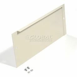 Global Industrial™ End Base For 18"D X 6"H Tan Locker Pair (Left And Right) -Deals Lockers Store 652080TN 09 1