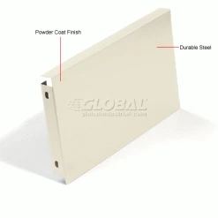 Tennsco Steel Locker Front Base FB-12-SND For Lockers With 6"H Legs Sand