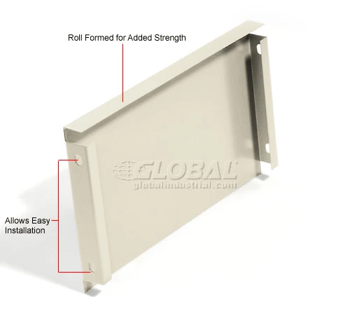 Global Industrial Front Base For 15"W X 6"H Tan Locker 8 Global Industrial Front Base For 15"W X 6"H Tan Locker - Image 6