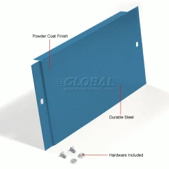 Global Industrial™ End Base For 18"D X 6"H Blue Locker Pair (Left And Right) -Deals Lockers Store 652082BL 1wco 2