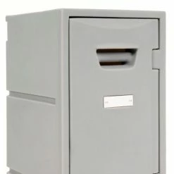 Remco Plastics 2-Tier 2 Door Box Plastic Locker, 12"W x 15"D x 36"H, Gray, Assembled 22 Remco Plastics 2-Tier 2 Door Box Plastic Locker, 12"W x 15"D x 36"H, Gray, Assembled -Deals Lockers Store 652086 03