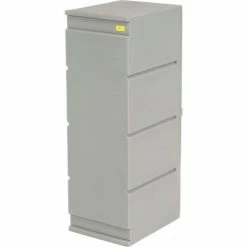 Remco Plastics 2-Tier 2 Door Box Plastic Locker, 12"W x 15"D x 36"H, Gray, Assembled 25 Remco Plastics 2-Tier 2 Door Box Plastic Locker, 12"W x 15"D x 36"H, Gray, Assembled -Deals Lockers Store 652086 06