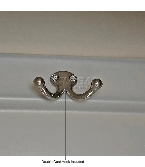 Remco Plastics 2-Tier 2 Door Box Plastic Locker, 12"W x 15"D x 36"H, Gray, Assembled 18 Remco Plastics 2-Tier 2 Door Box Plastic Locker, 12"W x 15"D x 36"H, Gray, Assembled - Image 16