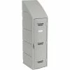 Remco Plastics 2-Tier 2 Door Box Plastic Locker, 12"W x 15"D x 47"H, Gray, Assembled 1 Remco Plastics 2-Tier 2 Door Box Plastic Locker, 12"W x 15"D x 47"H, Gray, Assembled -Deals Lockers Store 652087
