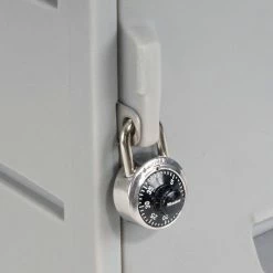 Remco Plastics 4-Tier 4 Door Box Plastic Locker, 15"W x 15"D x 18"H, Gray, Assembled -Deals Lockers Store 652088 20