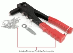 Global Industrial™ Locker Number Plate Kit - Pkg Of 100 Numbered 1-100 - Rivet Gun -Deals Lockers Store 652095IN 2wco