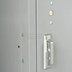 Global Industrial™ Paramount® 1-Tier 1 Door Locker, 15"Wx18"Dx72"H, Gray, Unassembled -Deals Lockers Store 652160GY 12 2