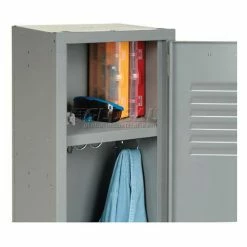 Global Industrial™ Infinity® 1-Tier 3 Door Locker, 12"Wx12"Dx72"H, Gray, Unassembled -Deals Lockers Store 652160GY 18 5