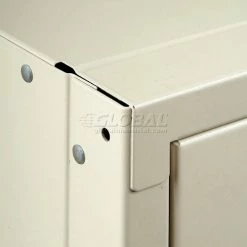 Global Industrial™ Paramount® 1-Tier 1 Door Locker, 12"Wx18"Dx60"H, Tan, Assembled -Deals Lockers Store 652160TN 24 1
