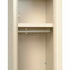 Global Industrial™ Paramount® 1-Tier 1 Door Locker, 12"Wx18"Dx60"H, Tan, Assembled -Deals Lockers Store 652160TN 29 1
