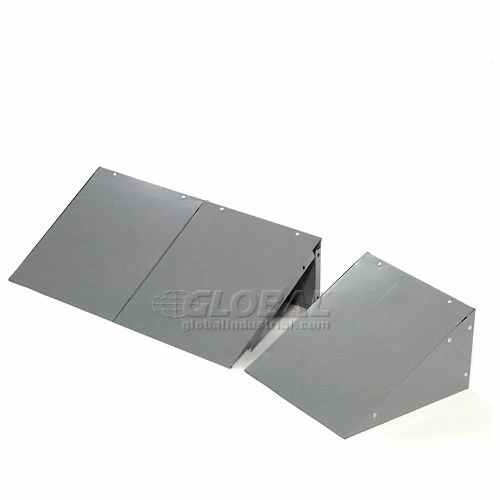 Global Industrial Locker Slope Top Kit, 12"x15", Gray 3 Global Industrial Locker Slope Top Kit, 12"x15", Gray