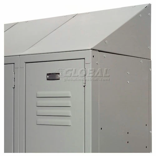 Global Industrial Locker Slope Top Kit, 12"x12", Gray 6 Global Industrial Locker Slope Top Kit, 12"x12", Gray - Image 4